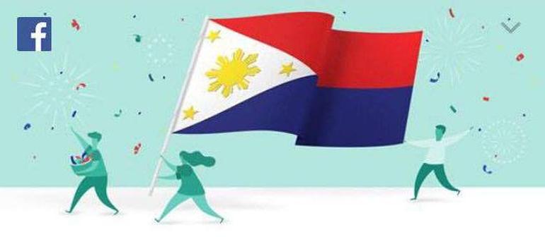 Facebook Philippines Flag Inverted